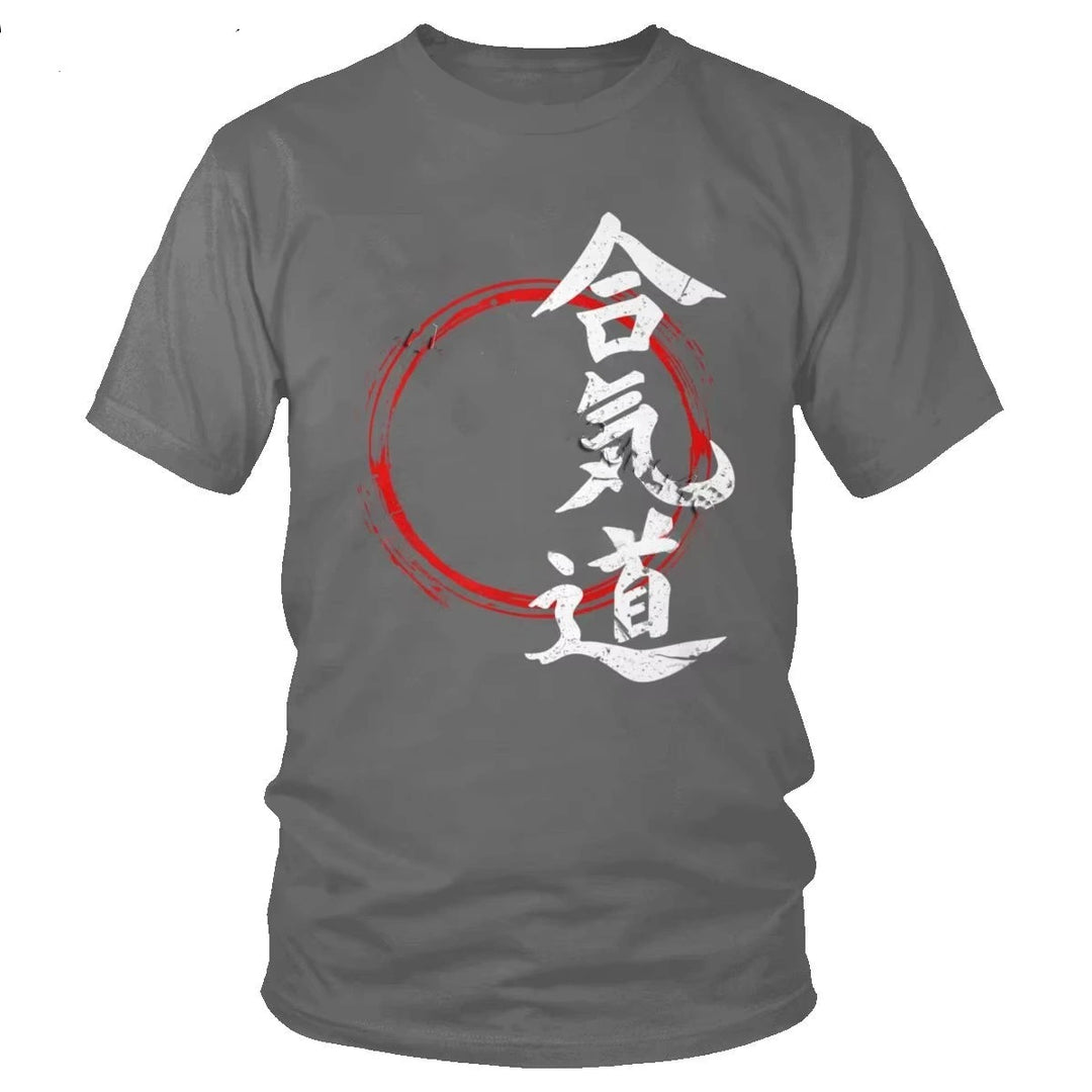 T-shirt Ecriture Japonaise gris