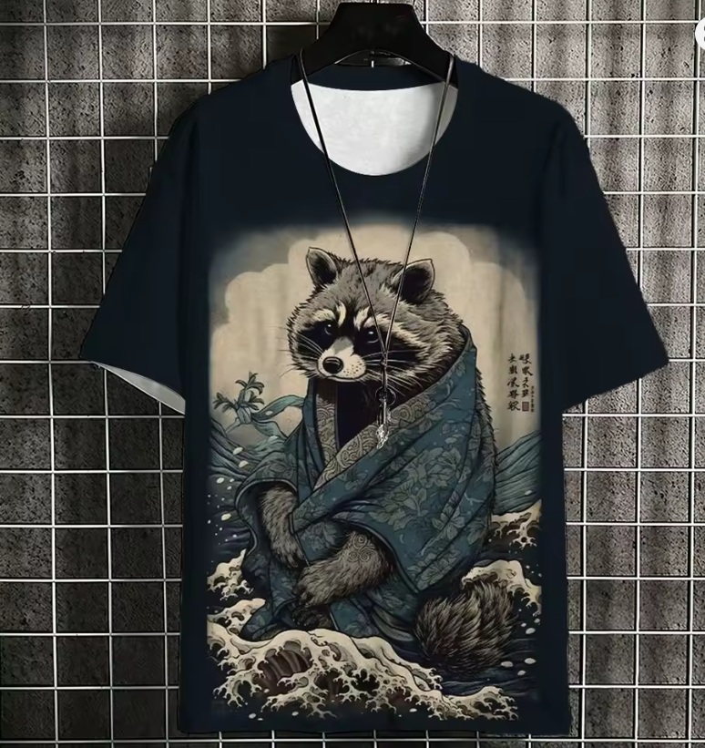 T-shirt Japonais 3D Original tendance