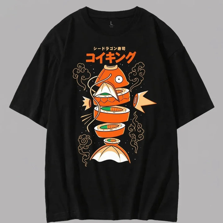 T-shirt Japonais Carpe Koi Original