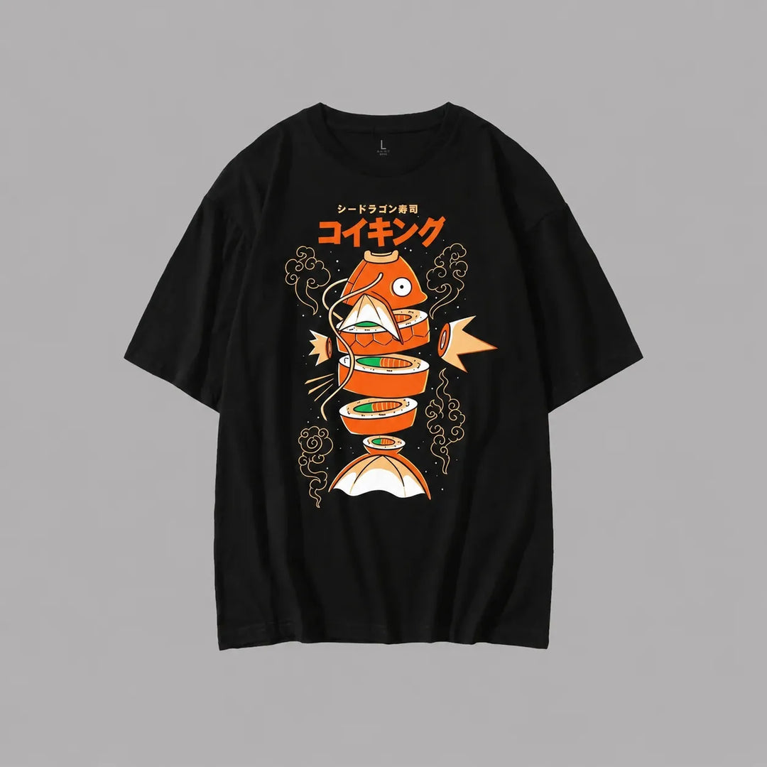 T-shirt Japonais Carpe Koi Original