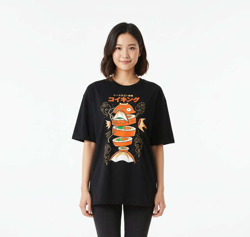 T-shirt Japonais Carpe Koi Original chic