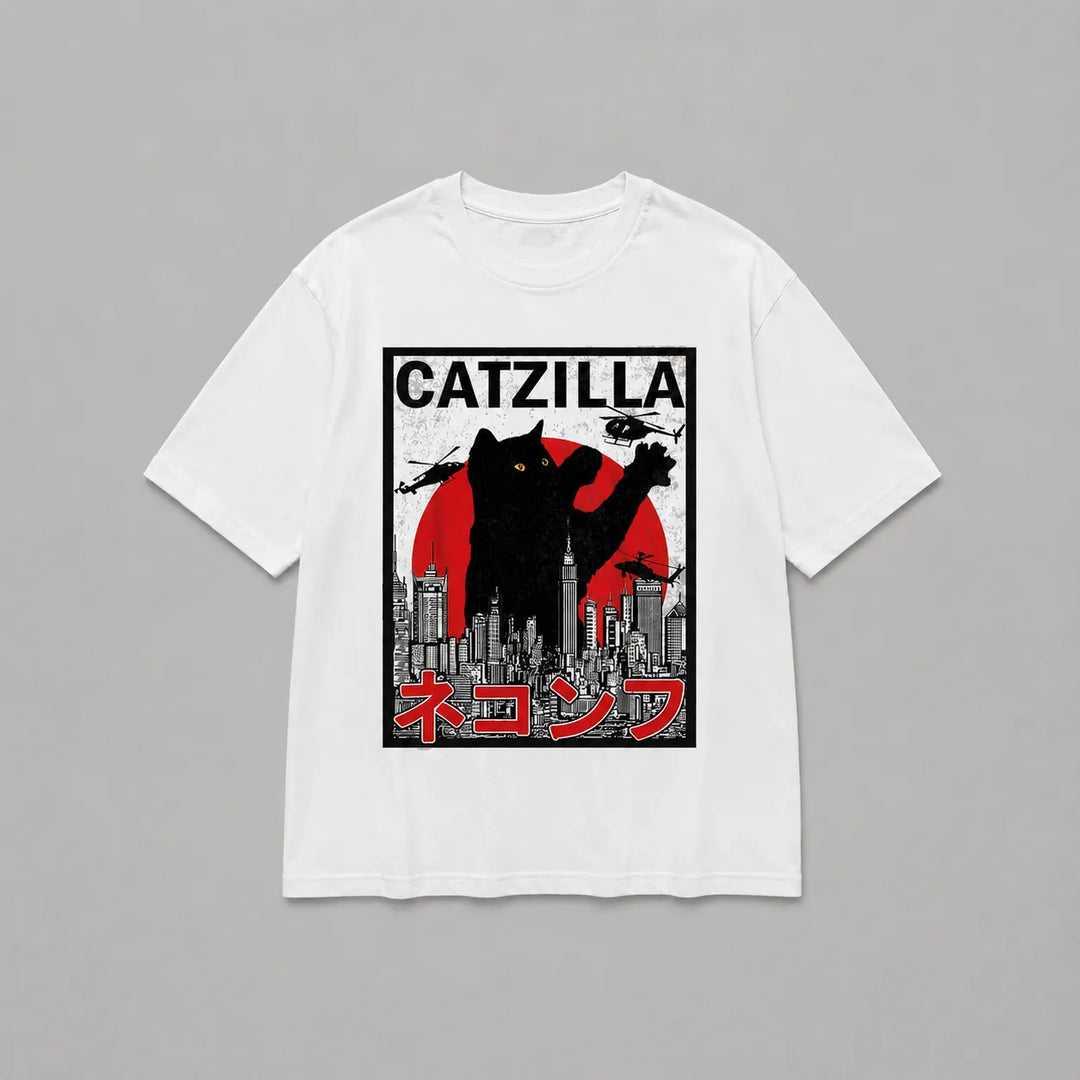 T-shirt Japonais Catzilla