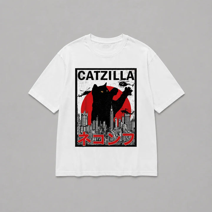 T-shirt Japonais Catzilla