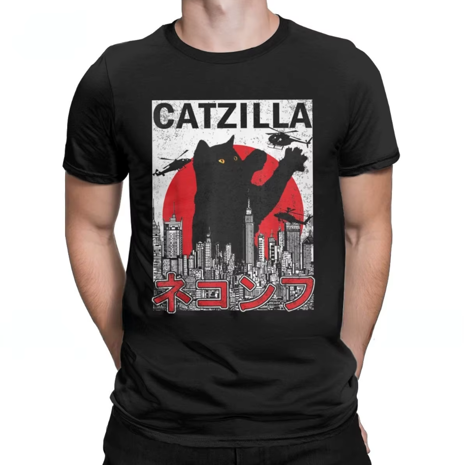 T-shirt Japonais Catzilla tendance