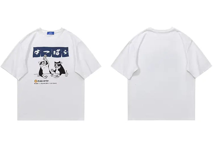 T-shirt Japonais Chat Humoristique original