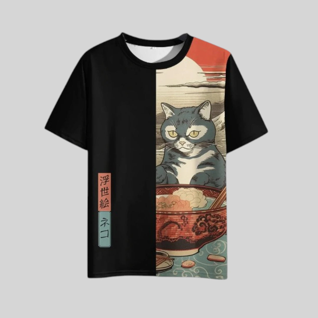 T-shirt Japonais Décontracté homme