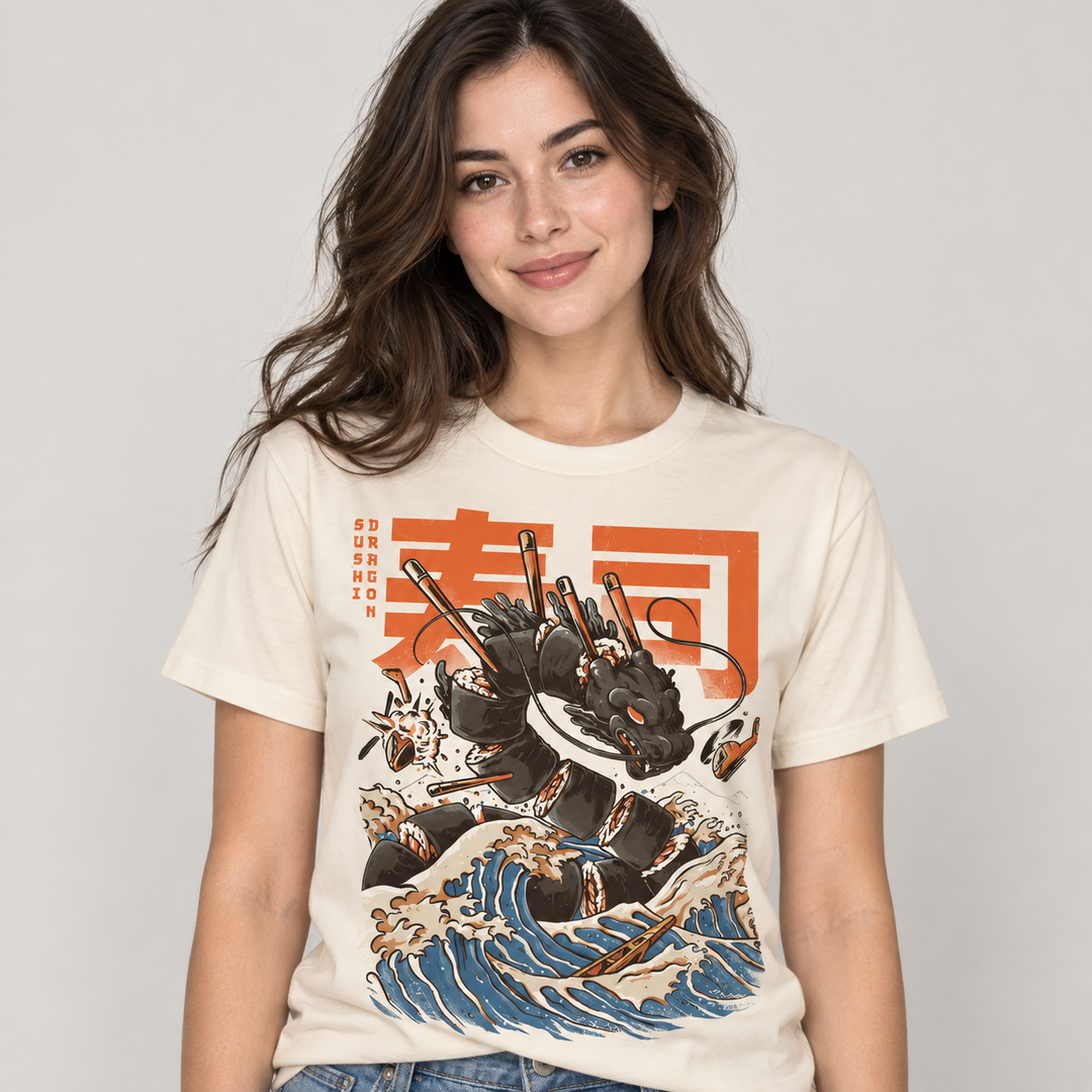 T-shirt Japonais Dragon qualité