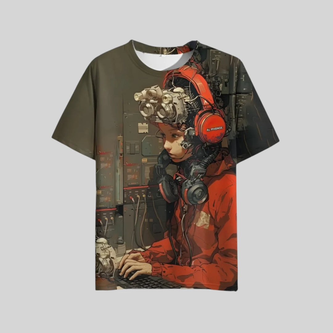 T-shirt Japonais Gamer fluide
