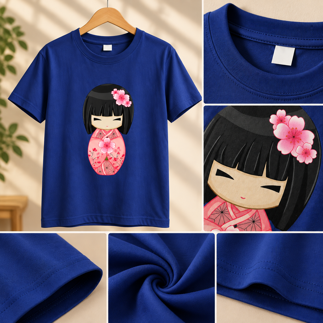 T-shirt Japonais Geisha fluide