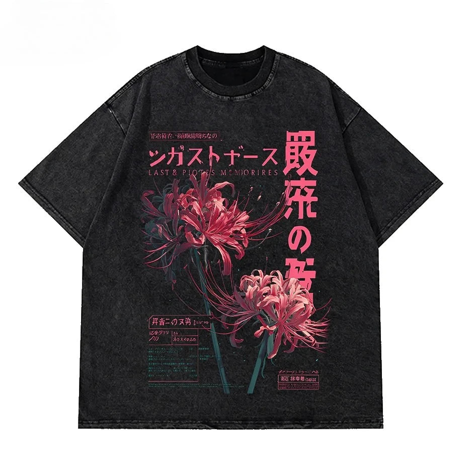 T-shirt Japonais Higanbana Design Unique