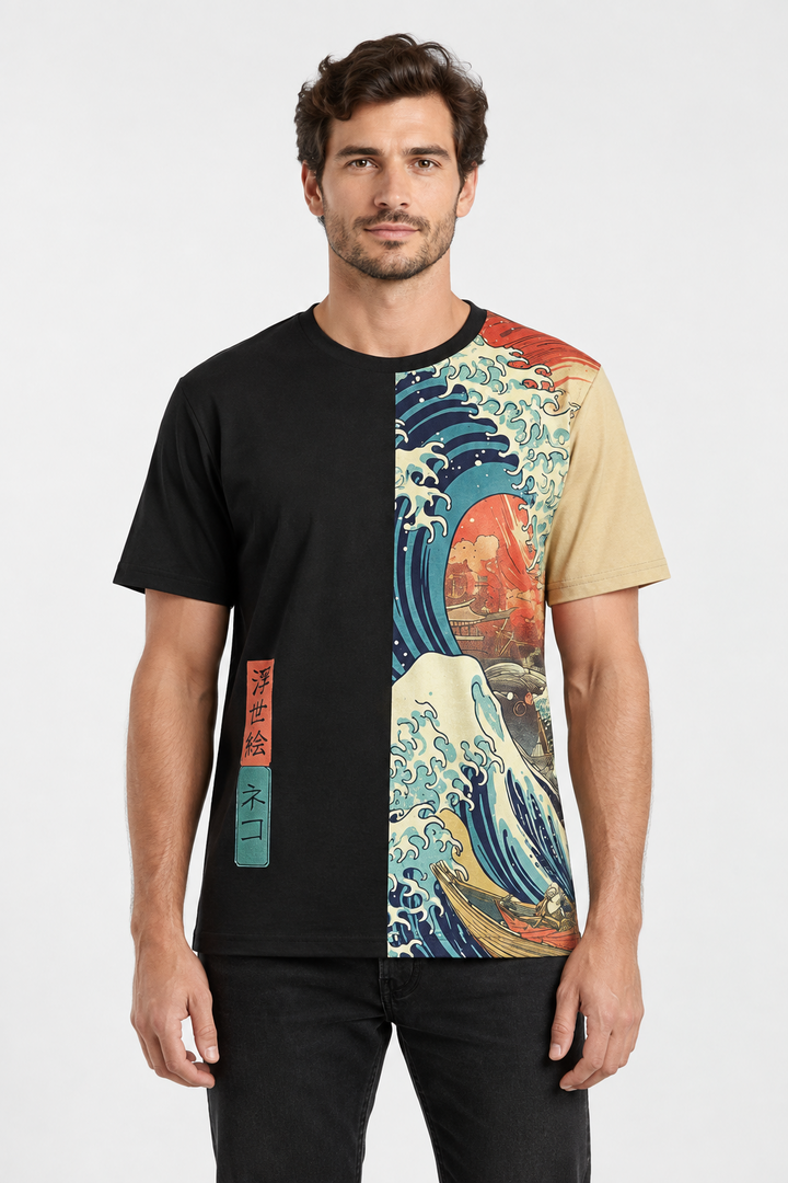 T-shirt Japonais Homme à la Mode chic