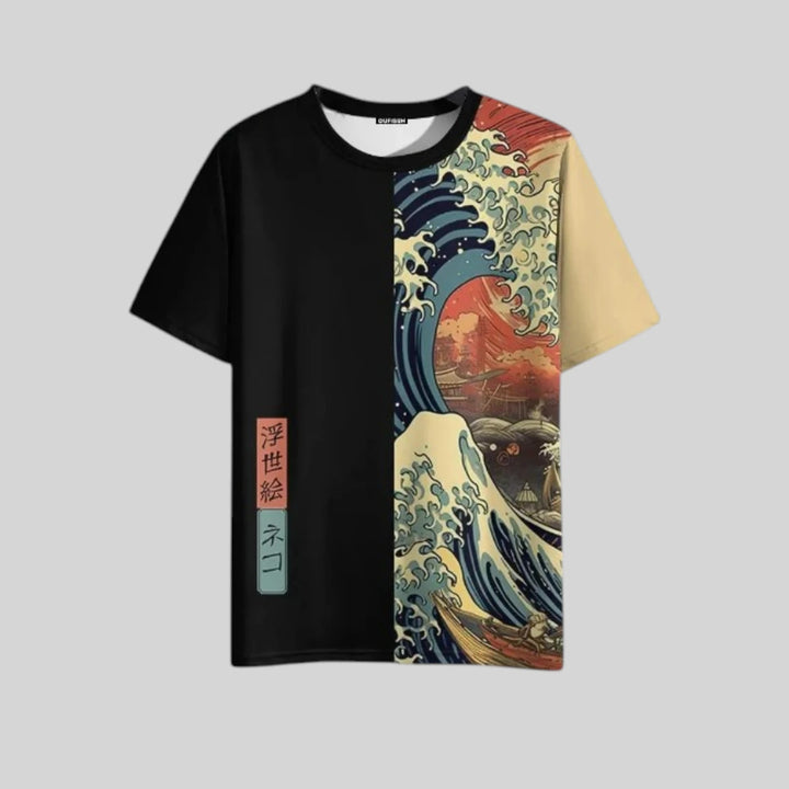 T-shirt Japonais Homme à la Mode unique