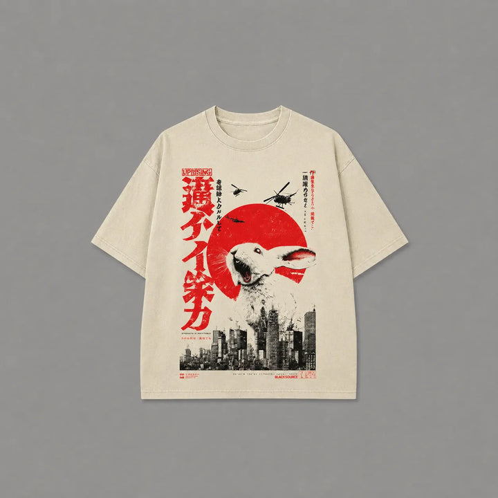 T-shirt Japonais Lapin Streetwear