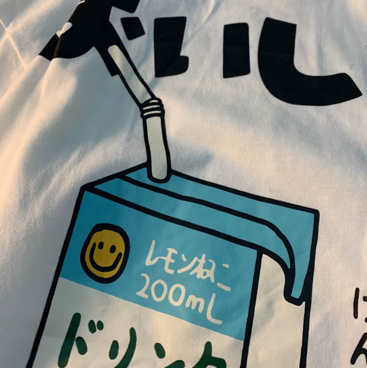 T-shirt Japonais Milk tendance