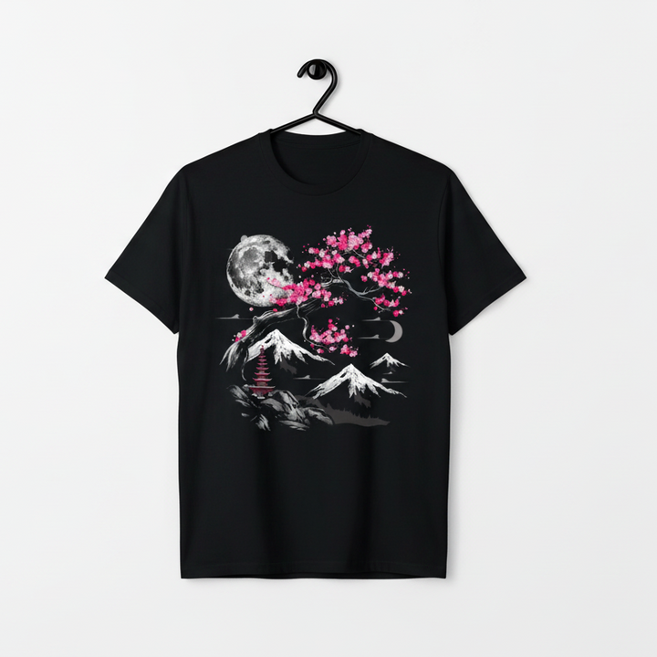 T-shirt Japonais Sakura fluide