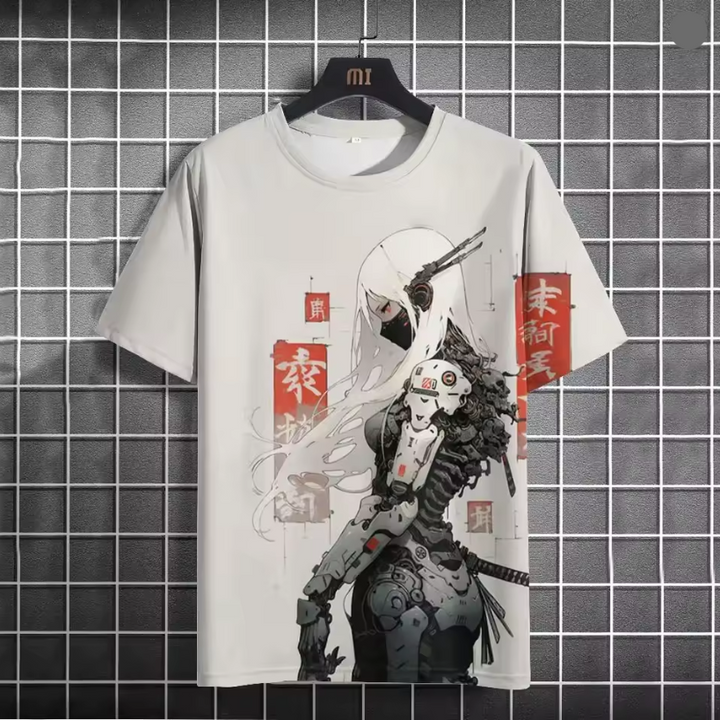 T-shirt Japonais Streetwear Futuriste unique