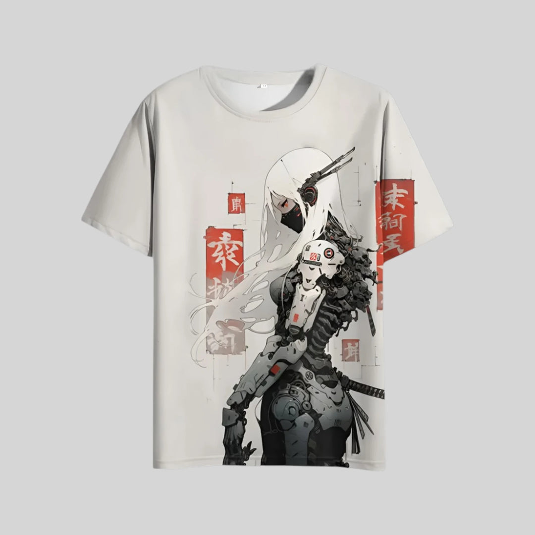 T-shirt Japonais Streetwear Futuriste unique