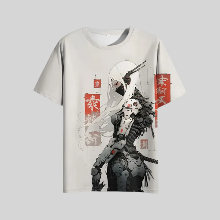T-shirt Japonais Streetwear Futuriste unique