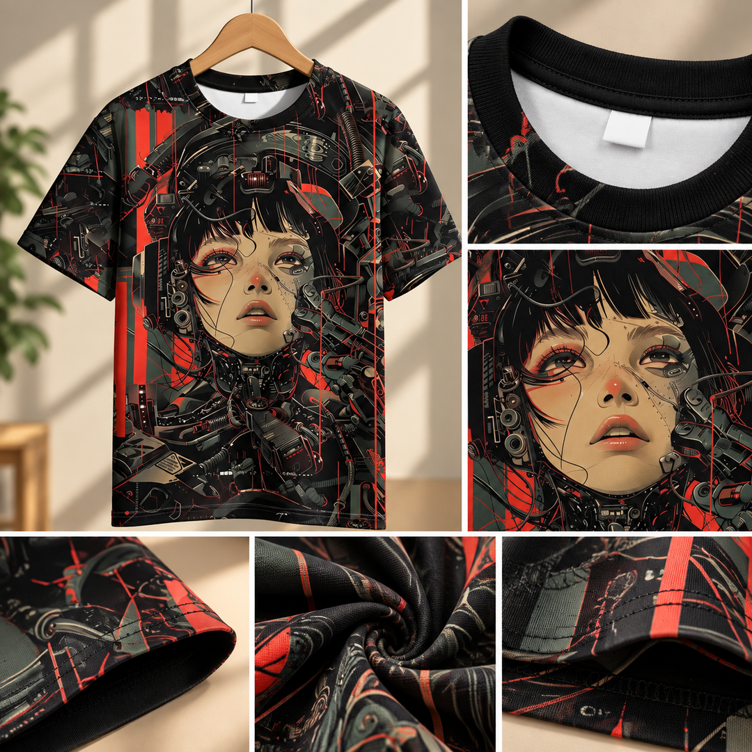 T-shirt Japonais Streetwear Original léger