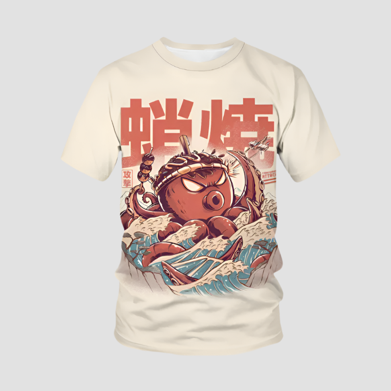 T-shirt Japonais Streetwear Tendance