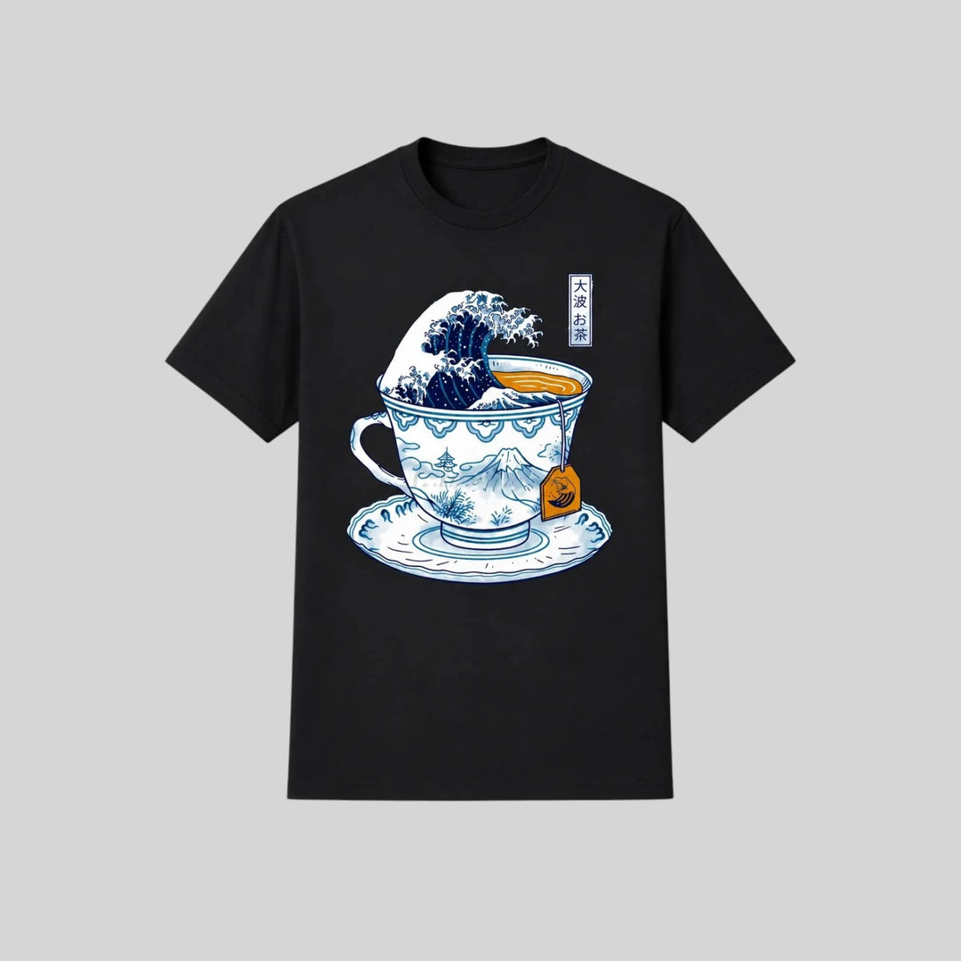 T-shirt Japonais Tasse Kanagawa homme