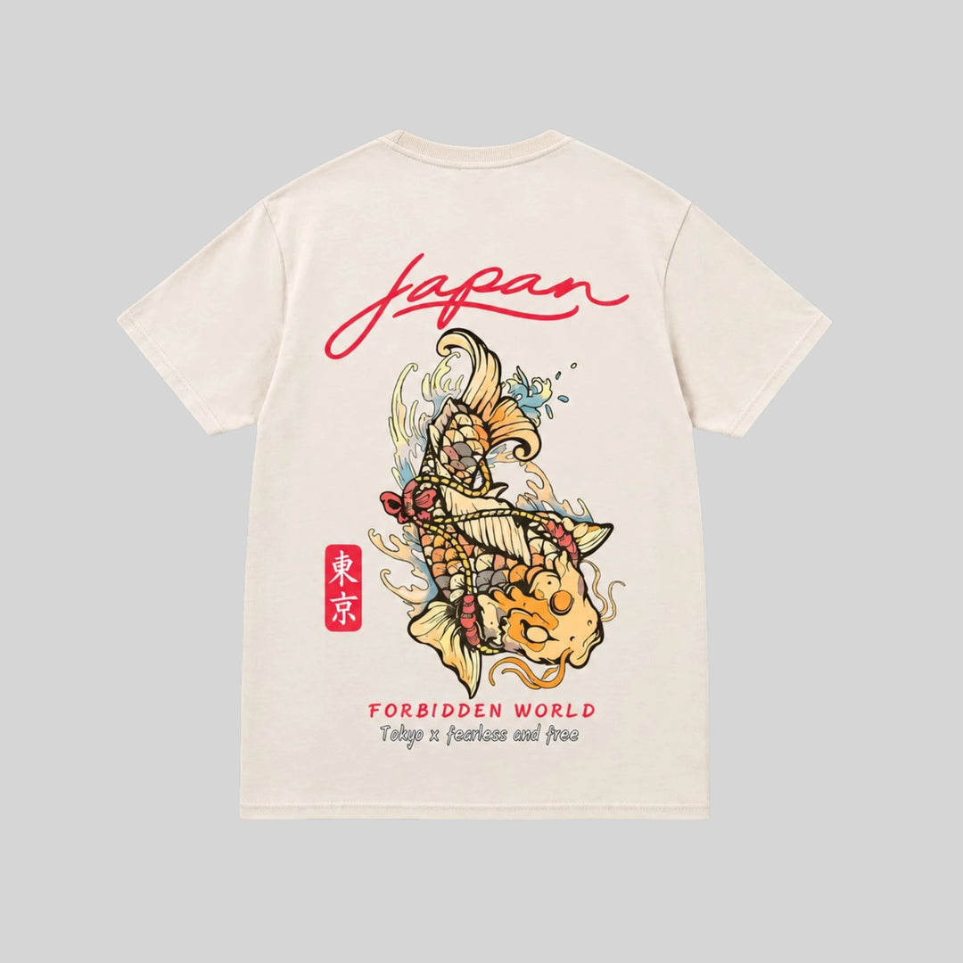 T-shirt Koï Japonais femme