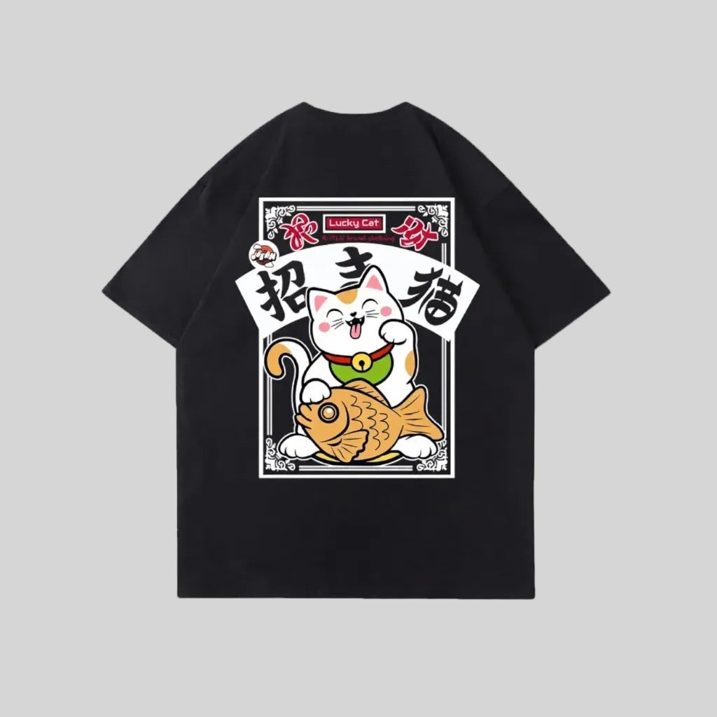 T-shirt Maneki Neko Japonais