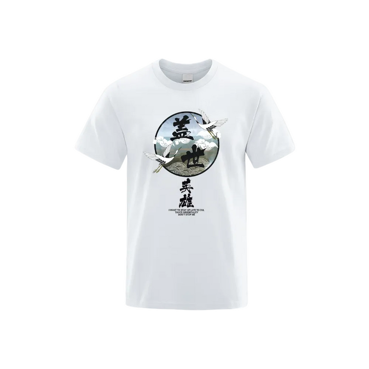 T-shirt Motif Japonais Homme