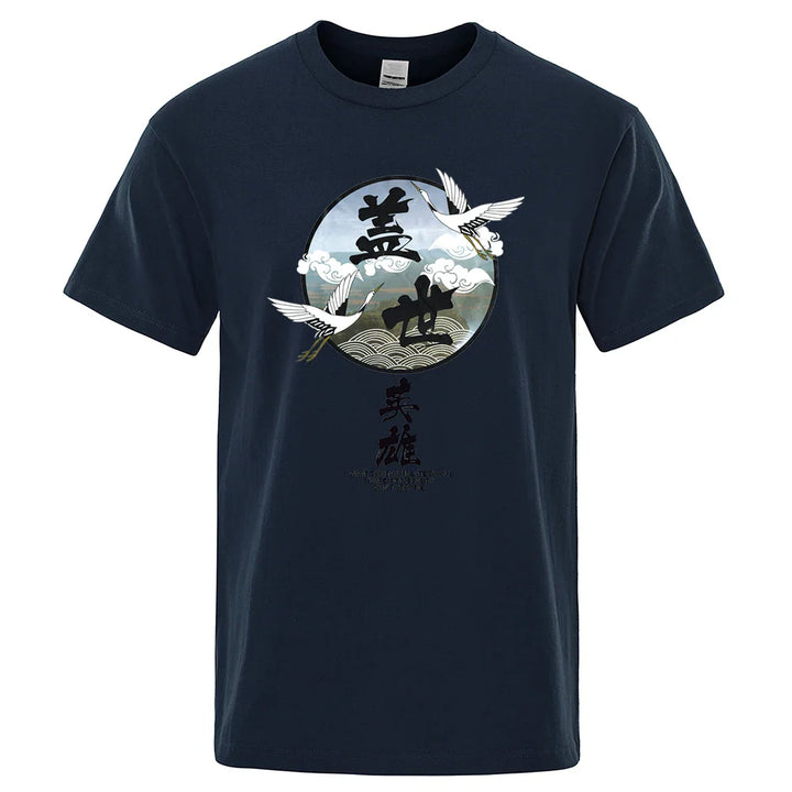 T-shirt Motif Japonais Homme détaillé