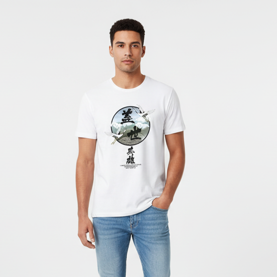T-shirt Motif Japonais Homme graphique