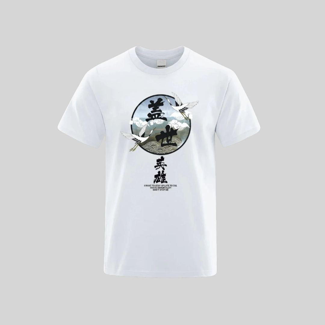 T-shirt Motif Japonais Homme standard