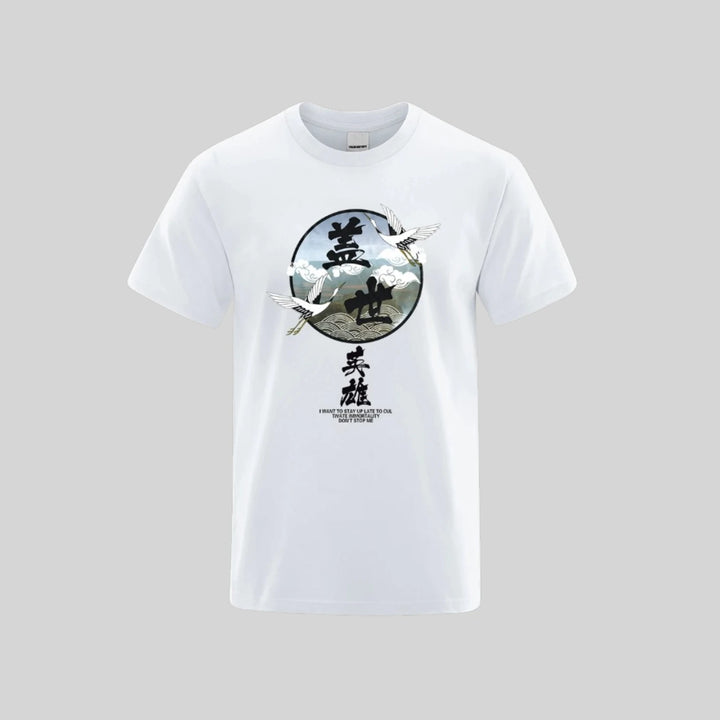 T-shirt Motif Japonais Homme standard
