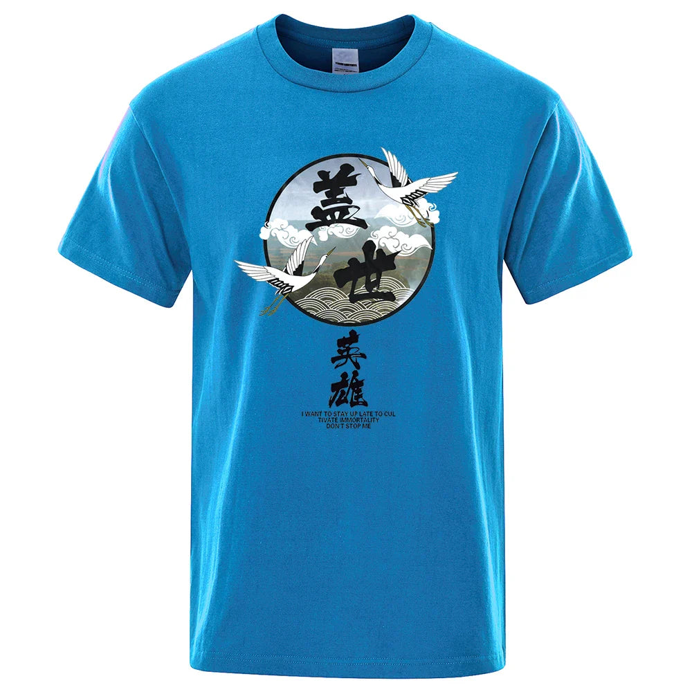 T-shirt Motif Japonais Homme stylé