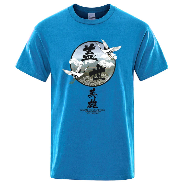 T-shirt Motif Japonais Homme stylé