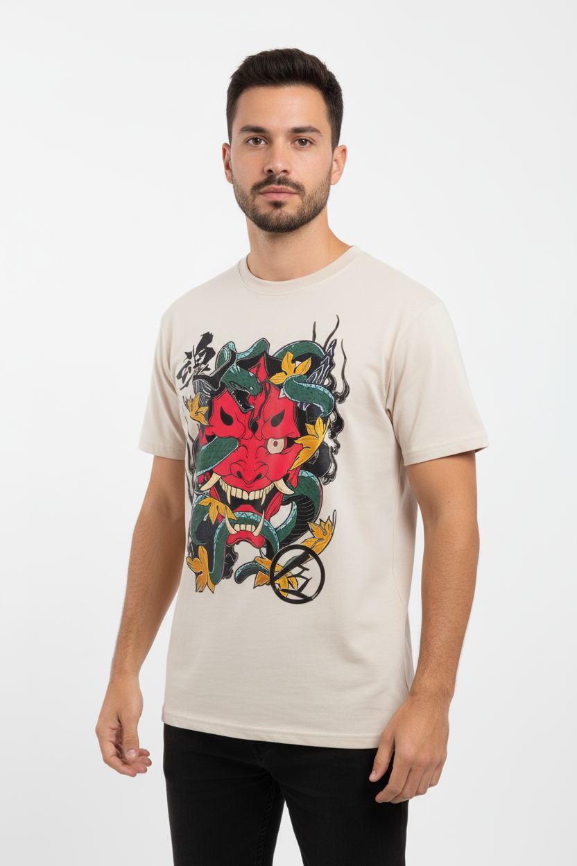 T-shirt Motif Japonais graphique