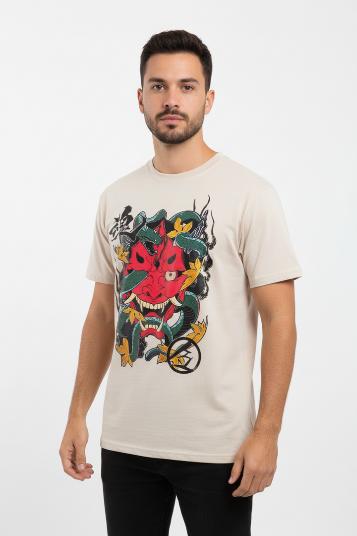 T-shirt Motif Japonais graphique