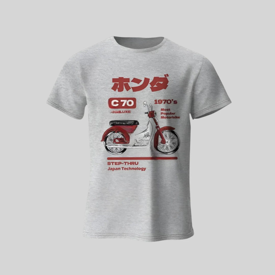 T-shirt Moto Rétro Japonais homme