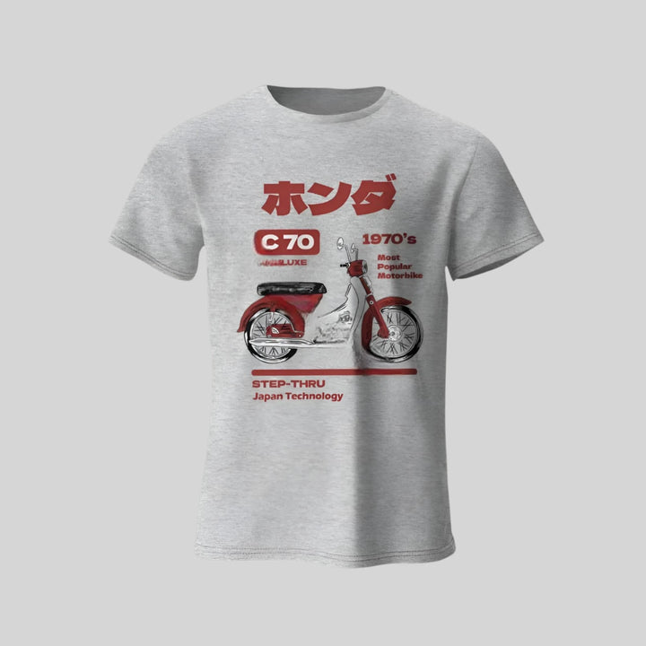 T-shirt Moto Rétro Japonais homme