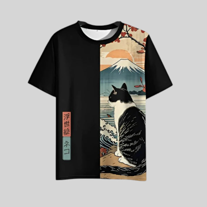 T-shirt Paysage Japonais unisex