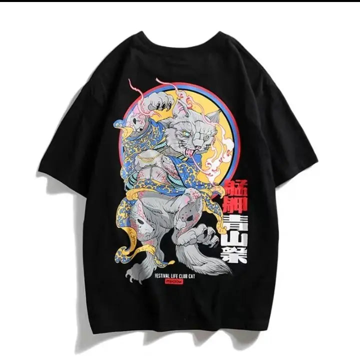 T-shirt Streetwear Japonais graphique