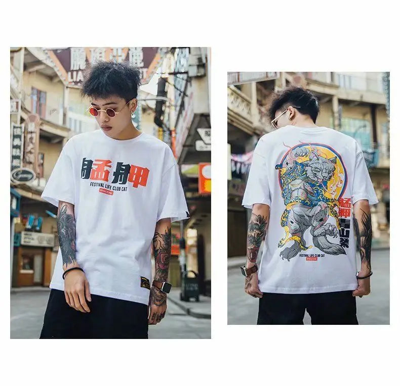 T-shirt Streetwear Japonais stylé