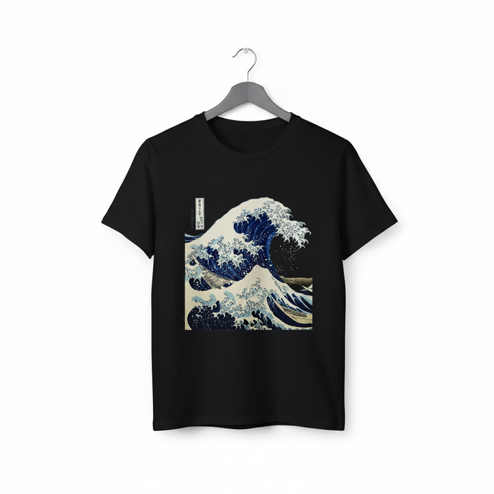 T-shirt Vague de Kanagawa élégant