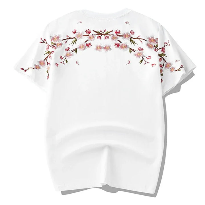T-shirt japonais brodé