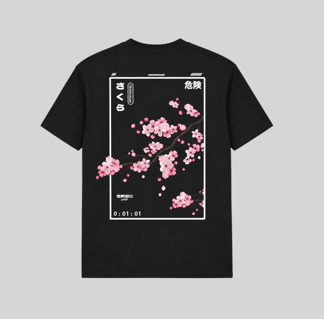 T-shirt japonais en coton femme