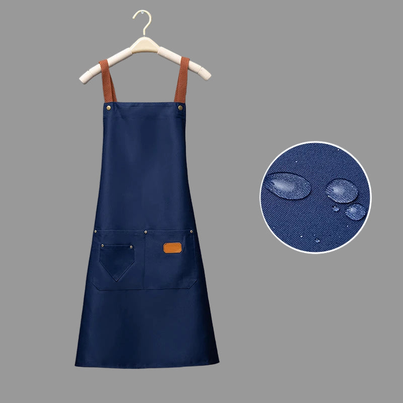 Tablier Japonais Personnalisable bleu