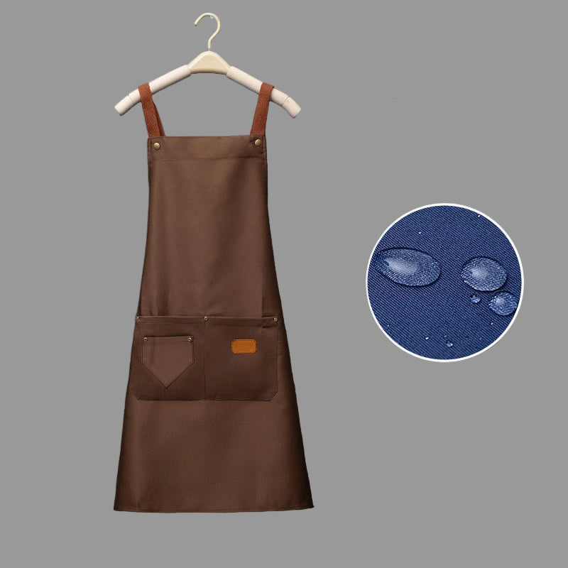 Tablier Japonais Personnalisable marron