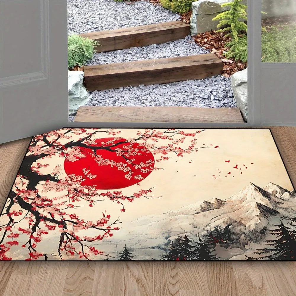 Tapis Japonais Motif Sakura