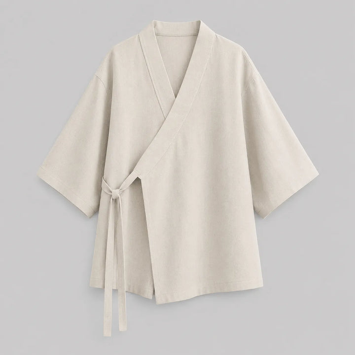 Veste Kimono Femme Ample à Manche Trois Quart Originale
