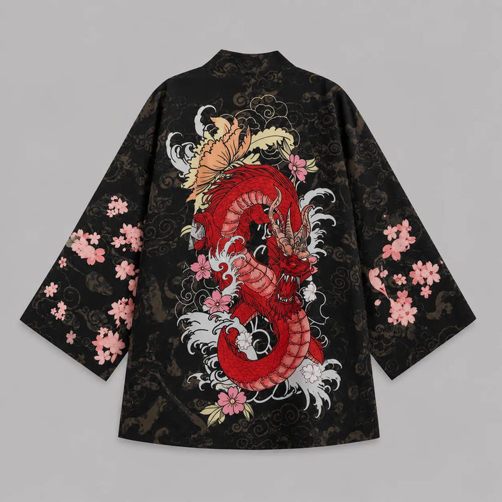 Veste Kimono Femme Dragon Originale