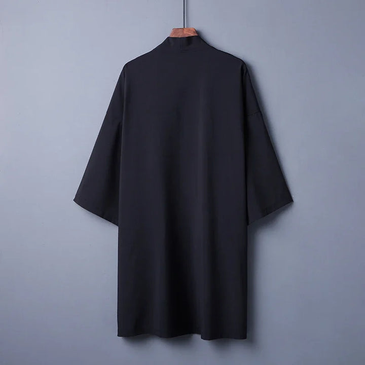 Veste Kimono Femme Longue Epurée Dos